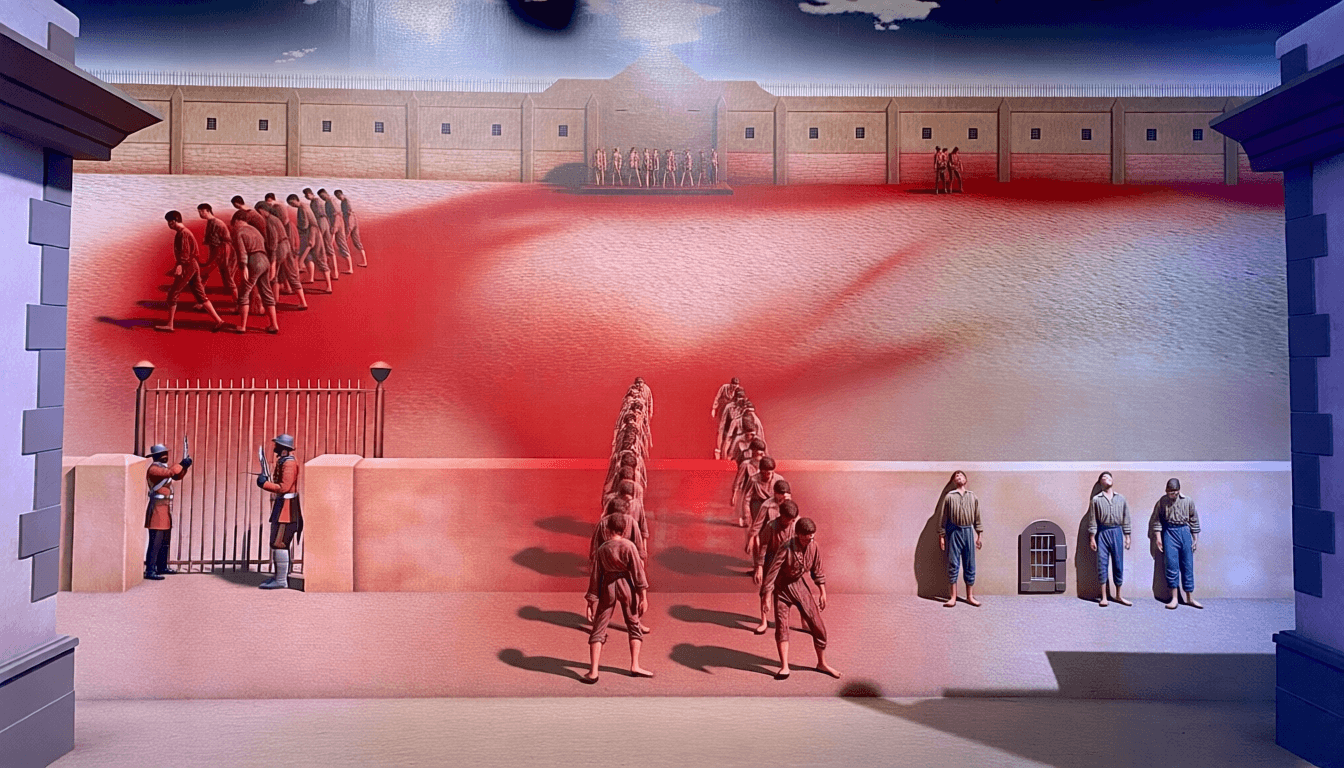 Jovens condenados em Carter's Barracks