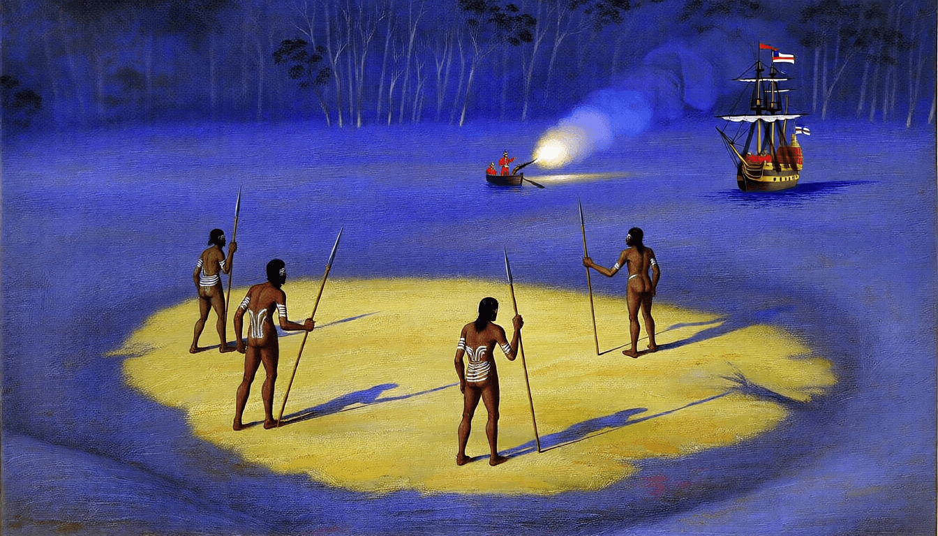 Página do diário de James Cook sobre Botany Bay (1770)