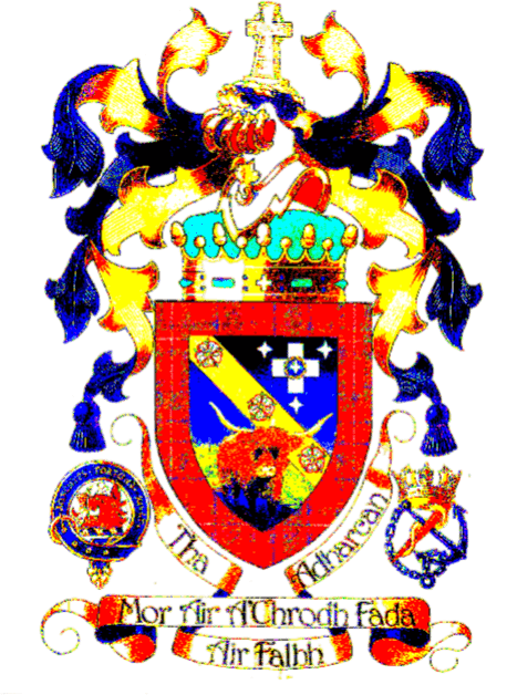 Brasão da família Mac Fhionghuin (MacKinnon)