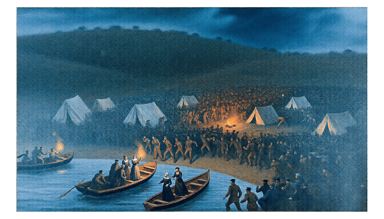 Desembarque em massa das prisioneiras em Sydney Cove (1788)