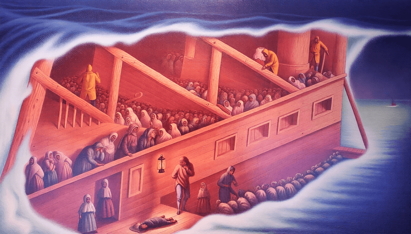 Navio Layton com emigrantes rumo a Sydney (1837)