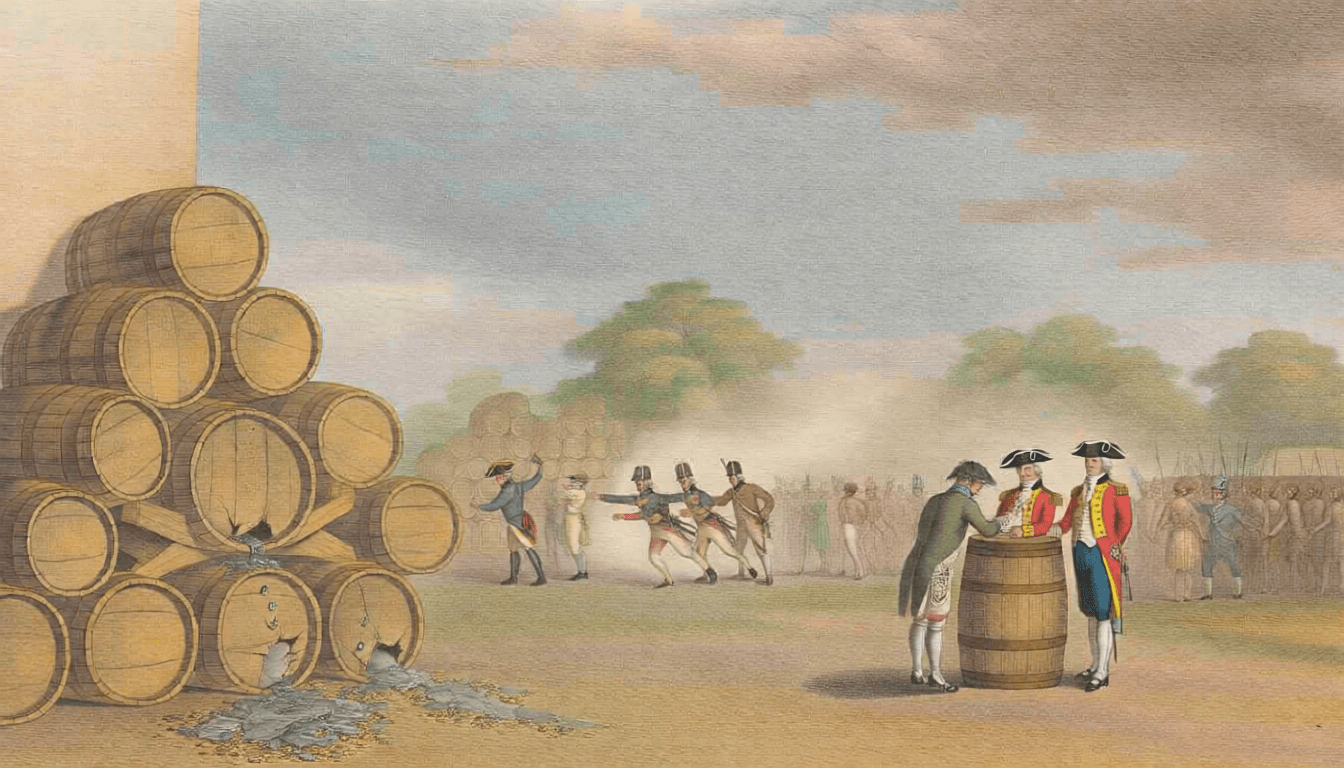 Rum Corps e a economia do rum na colônia