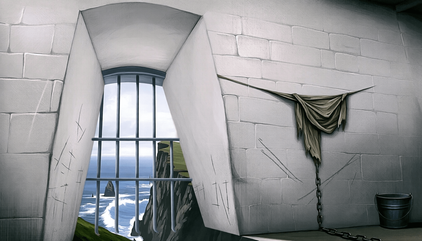 Cela subterrânea de suicídio na Ilha Norfolk